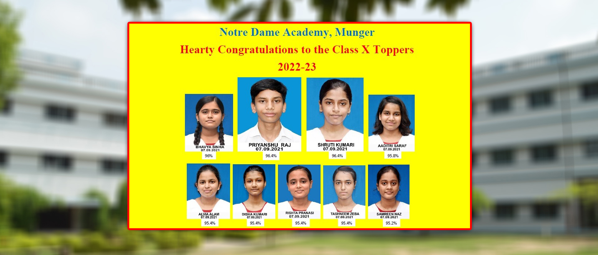 Toppers in NDA Munger